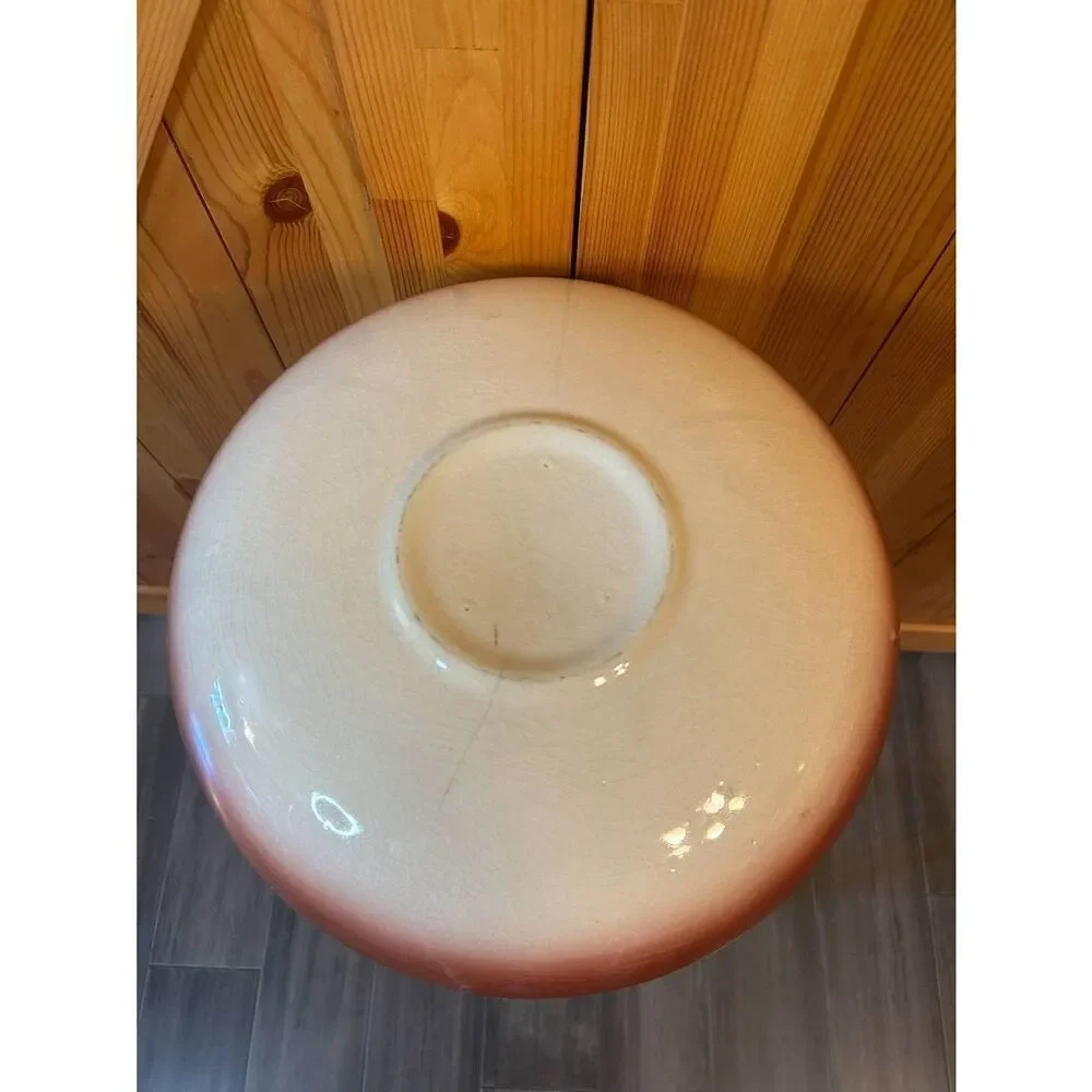 Vintage Los Angeles Potteries13.5” Pasta Salad Spaghetti Bowl READ (5017)